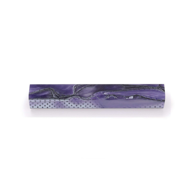 Acrylic Pen Blank - 3/4" x 3/4" x 5" - Color:Grape Fury